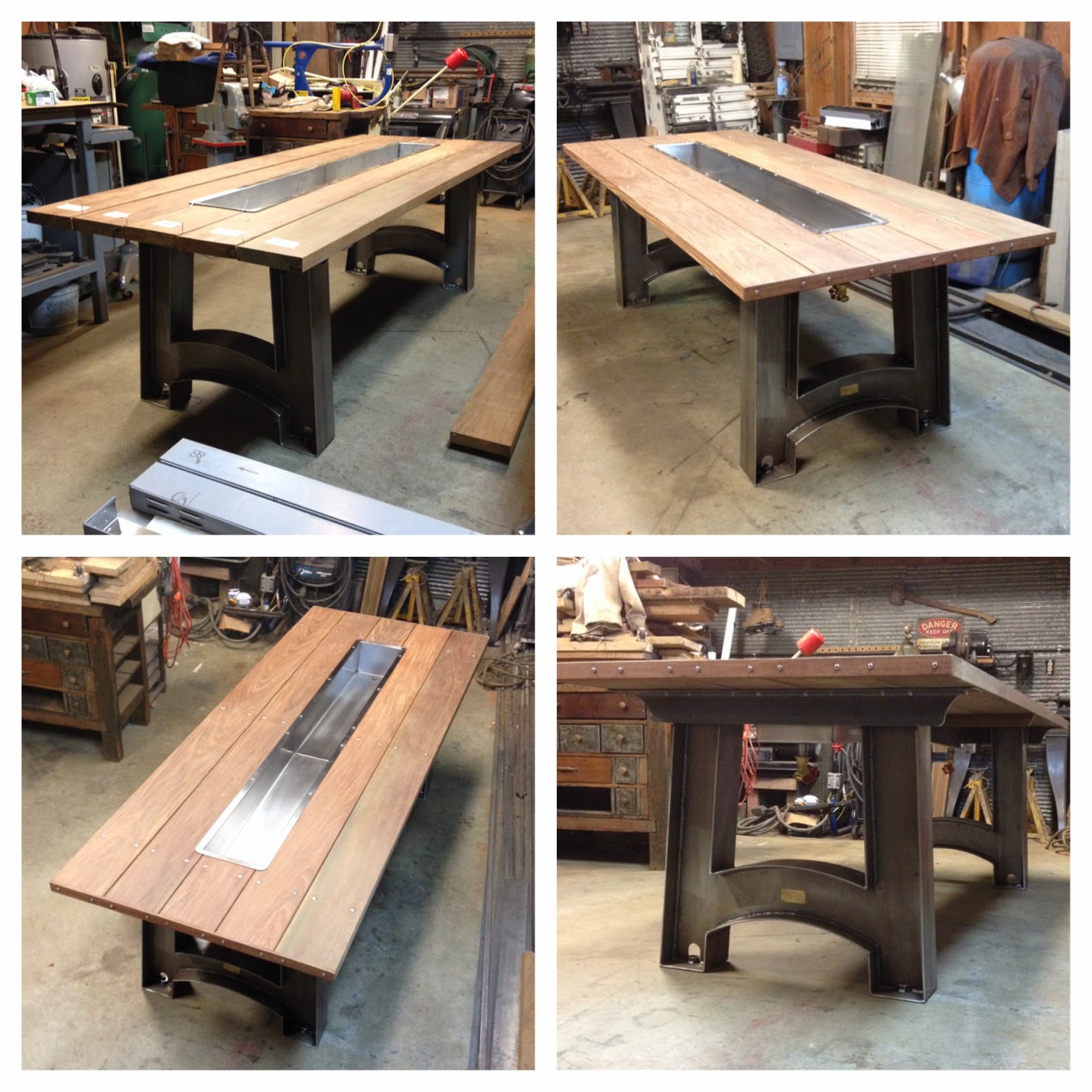 Black Falcon Fabrication The Trough Table